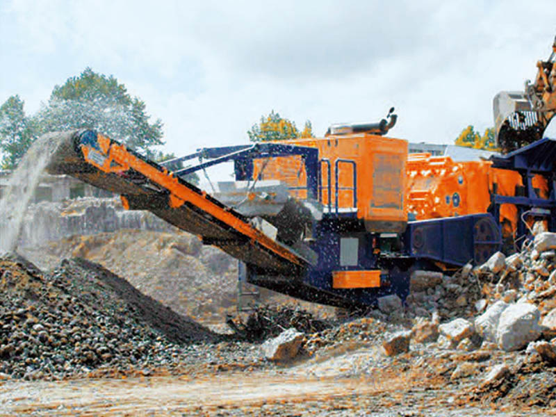 移動式建筑垃圾破碎站 移動式建筑垃圾破碎站