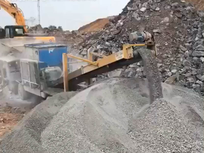 移動式建筑垃圾破碎站 移動式建筑垃圾破碎站